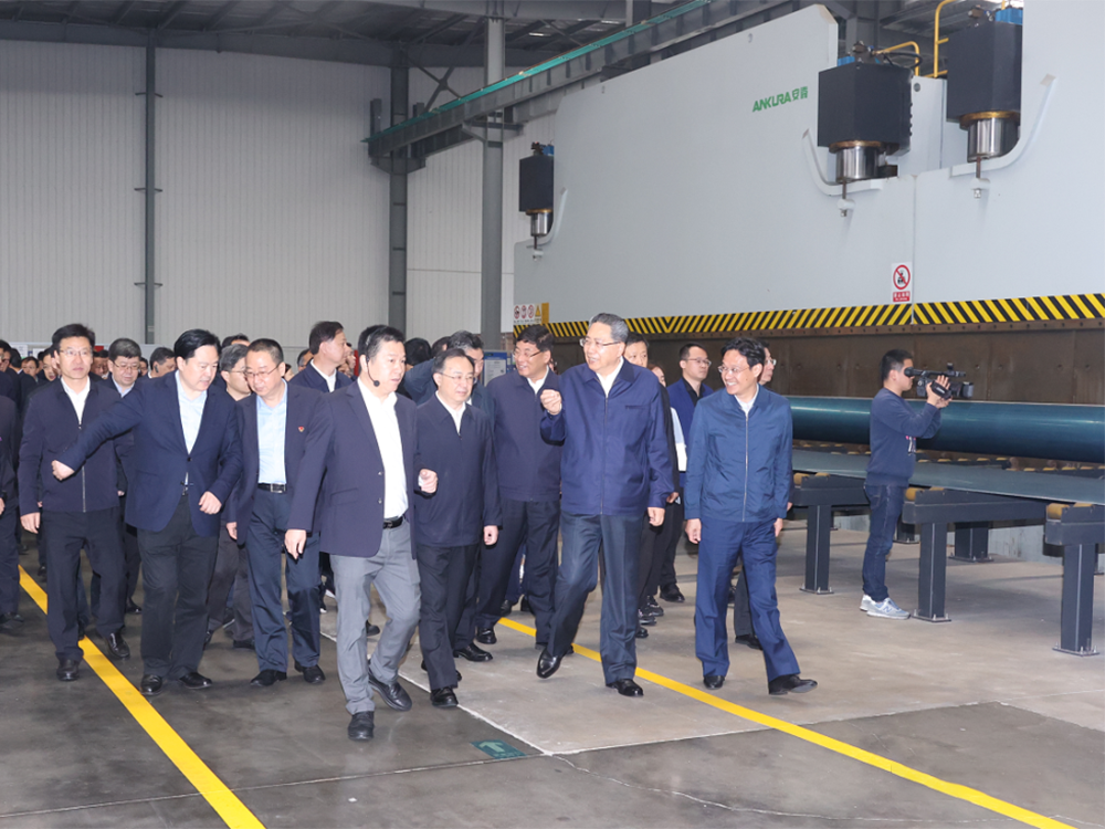 安徽省黨政代表團考察調(diào)研安靠智電